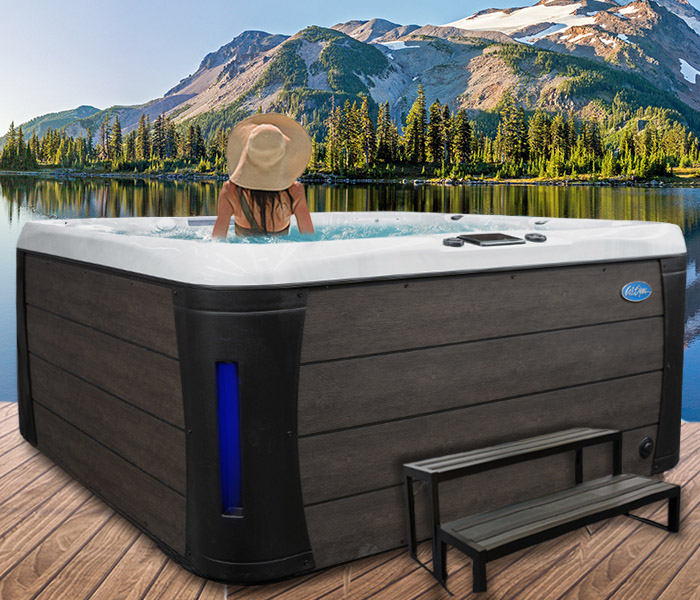 Calspas hot tub being used in a family setting - hot tubs spas for sale Los Angeles